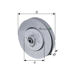 Selve Lunamat-Gurtzuggetriebe, Untersetzung 2,6:1, D= 210 mm