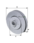 Selve Lunamat-Gurtzuggetriebe, Untersetzung 2,6:1, D= 230 mm