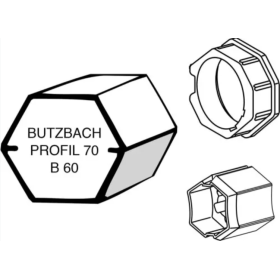 Adapterset für Sechskantwelle B 60 Butzbach