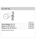 Adapterset für Achtkantwelle SW 102