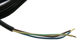 Somfy io / RTS-Kabel (3-adrig) schwarz mit HiPro-Antriebsstecker 3 Meter